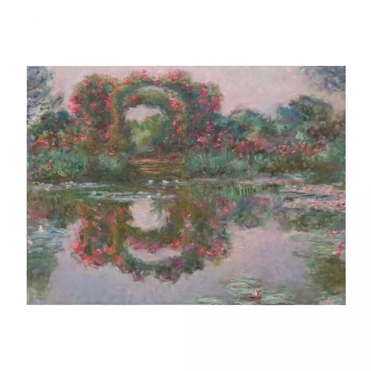 FLOWERING ARCHES IN GIVERNY - MONET Throw Blanket Plush Custom Decoratives Blankets
FLOWERING ARCHES IN GIVERNY - MONET Throw Blanket Plush Custom Decoratives Blankets