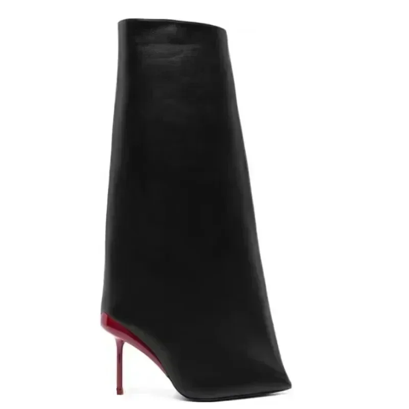 2025Women's New Genuine Leather Knee Length Women's Boots Fashion Slender Heel Sleeve Show Fashion Mid Sleeve Women's Boots
2025Women's New Genuine Leather Knee Length Women's Boots Fashion Slender Heel Sleeve Show Fashion Mid Sleeve Women's Boots