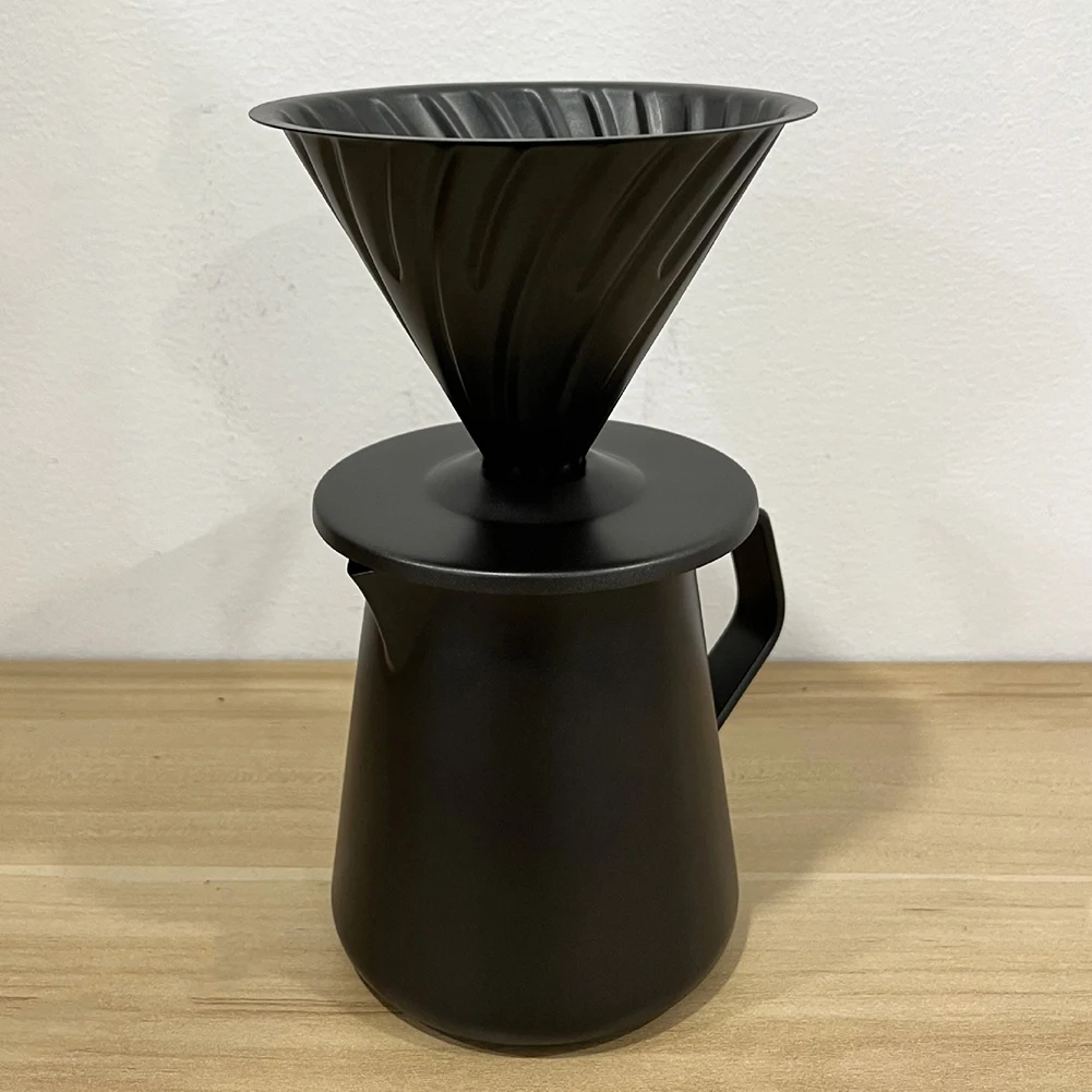 High Quality Coffee Pot Coffee Filter Pour Over Pour Over Dripper Silver/Black 304 Stainless Steel Coffee Maker
High Quality Coffee Pot Coffee Filter Pour Over Pour Over Dripper Silver/Black 304 Stainless Steel Coffee Maker