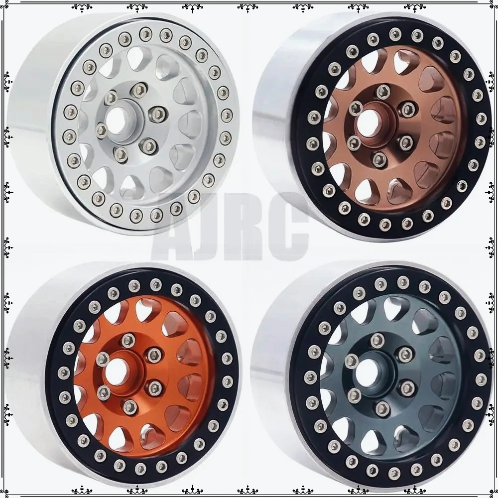 Ajrc 4Pcs 1.9 Metal Beadlock 12 Hole Wheel Hub Rim for 1/10 RC Crawler Axial SCX10 AXI03007 Yikong TRX4 RedCat D90
Ajrc 4Pcs 1.9 Metal Beadlock 12 Hole Wheel Hub Rim for 1/10 RC Crawler Axial SCX10 AXI03007 Yikong TRX4 RedCat D90