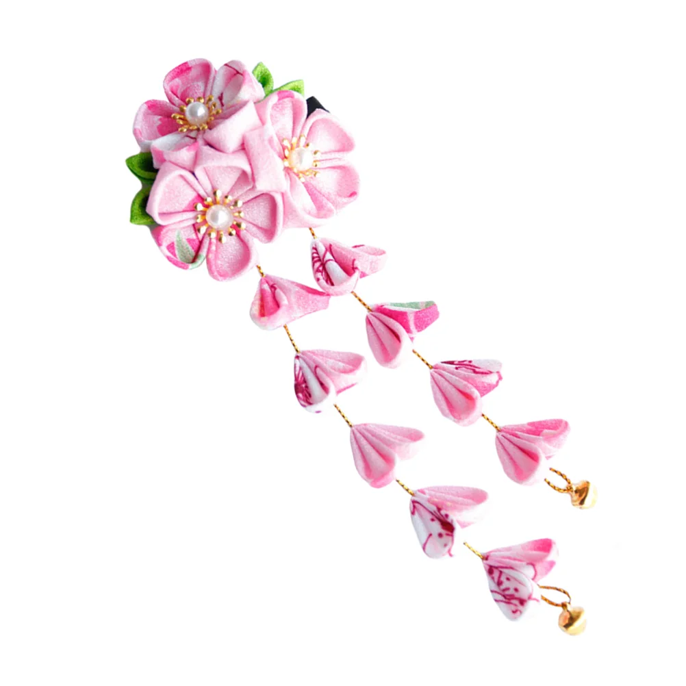 Japanese Hair Accessories Hairpins Kimono Flower Clip Manual with Tassel Cloth Accessory Women's
Japanese Hair Accessories Hairpins Kimono Flower Clip Manual with Tassel Cloth Accessory Women's