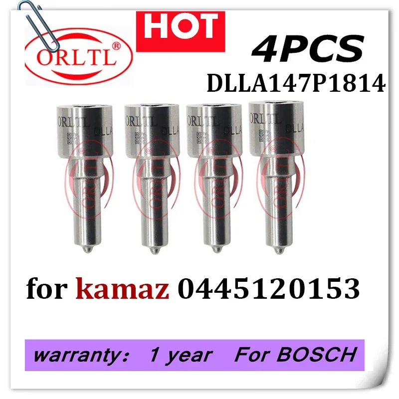 DLLA147P1814 DLLA 147 P 1814 for kamaz 0445120153 0 445 120 153 Diesel Fuel Injector Nozzle Oil Nozzle 4pcs
DLLA147P1814 DLLA 147 P 1814 for kamaz 0445120153 0 445 120 153 Diesel Fuel Injector Nozzle Oil Nozzle 4pcs