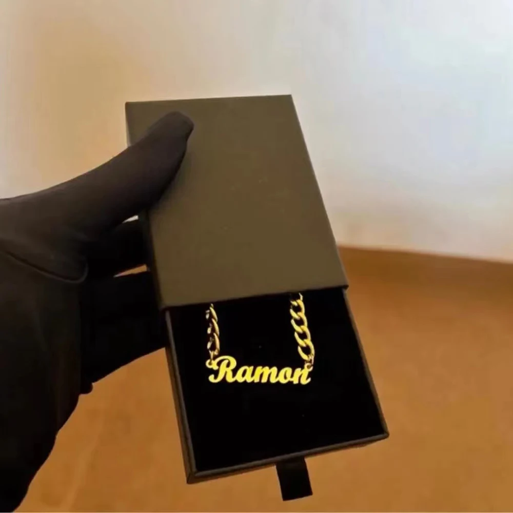 Custom name Necklace customized stainless steel watch chain, men's bracelet, laser engraved name pattern
Custom name Necklace customized stainless steel watch chain, men's bracelet, laser engraved name pattern