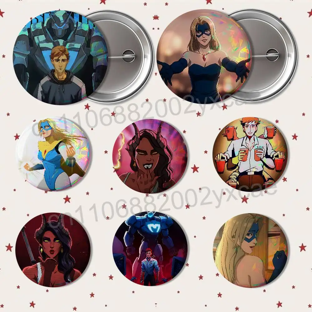 Malevola Robert Robertson Dispatch Ash Laser reflective round badges pins bag clothing decorations collectibles gifts
Malevola Robert Robertson Dispatch Ash Laser reflective round badges pins bag clothing decorations collectibles gifts