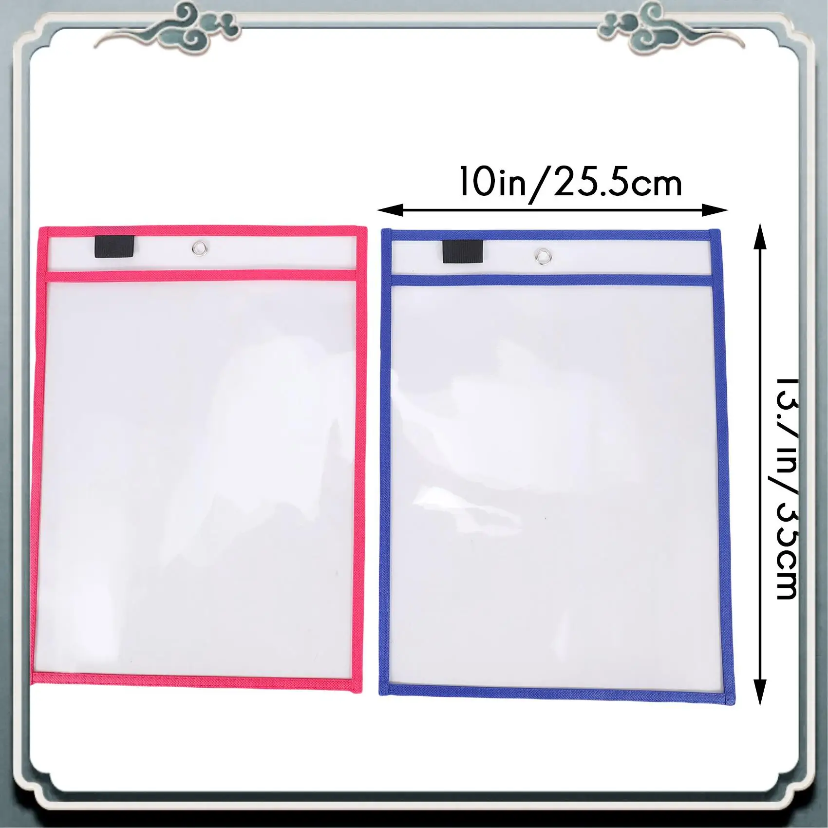 Premium 30 Pack Dry Erase Pockets PVC Transparent Sewn Dry Erase File Bag Reusable Dry Erase Bag
Premium 30 Pack Dry Erase Pockets PVC Transparent Sewn Dry Erase File Bag Reusable Dry Erase Bag
