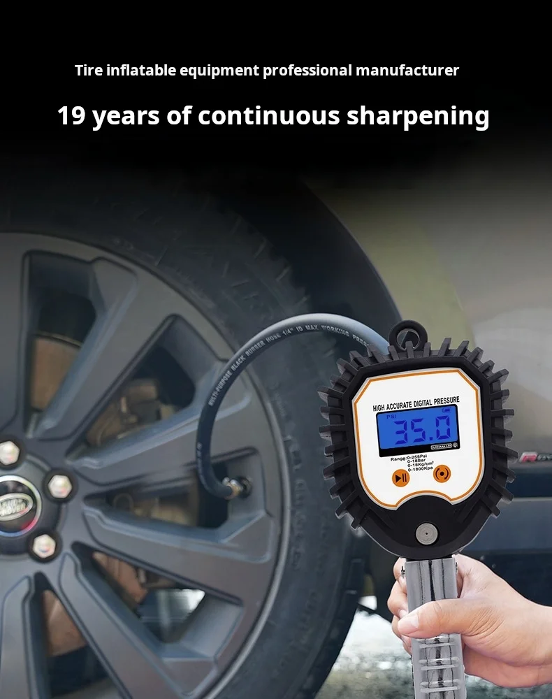 High Precision Universal Tire Pressure Gauge Gun For Automobiles Motorcycles Electric Bikes And Bicycles
High Precision Universal Tire Pressure Gauge Gun For Automobiles Motorcycles Electric Bikes And Bicycles