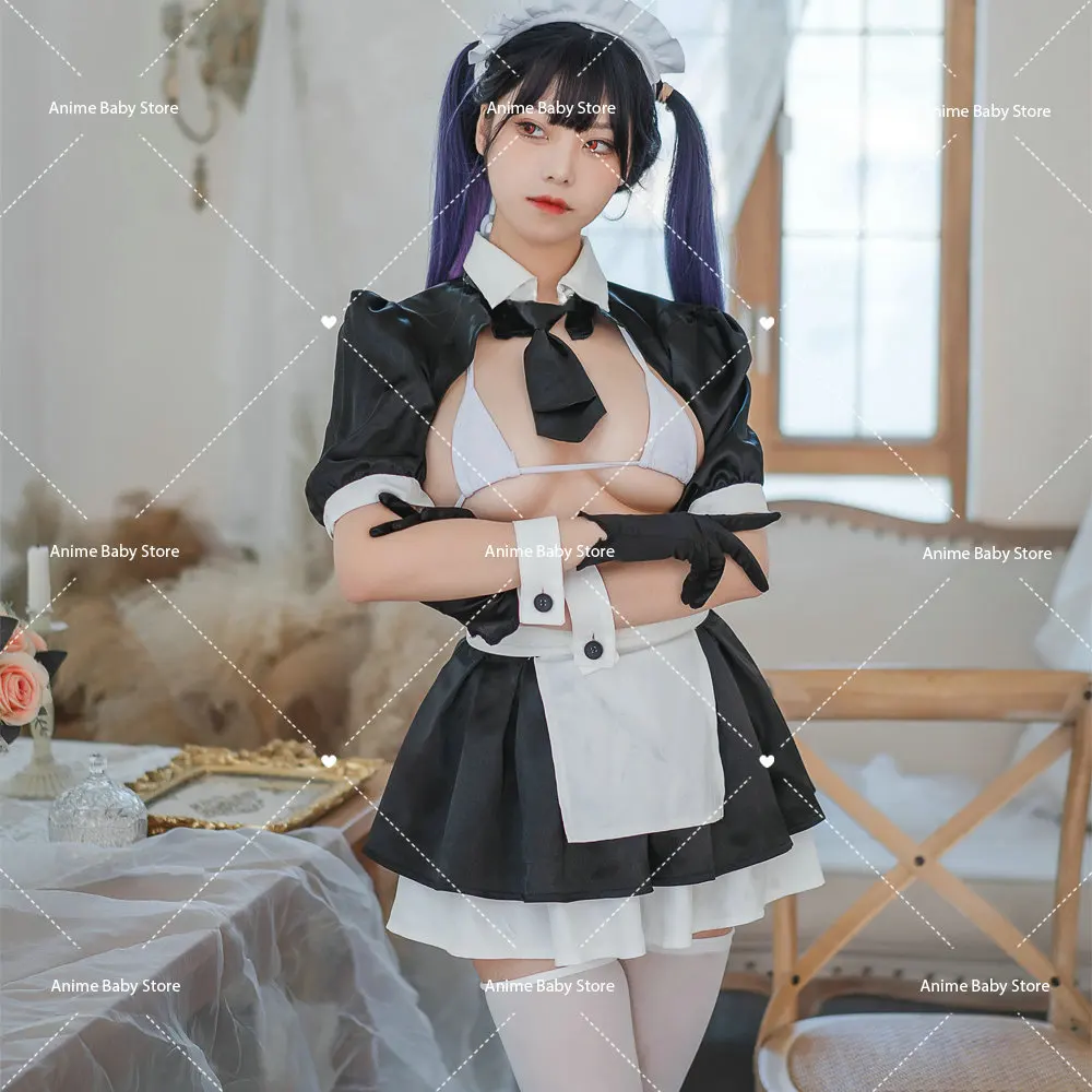 Original Black White Lolita Maid Cosplay Sweet Dress for Geek Girls Halloween Costume Sexy Halloween Costume
Original Black White Lolita Maid Cosplay Sweet Dress for Geek Girls Halloween Costume Sexy Halloween Costume
