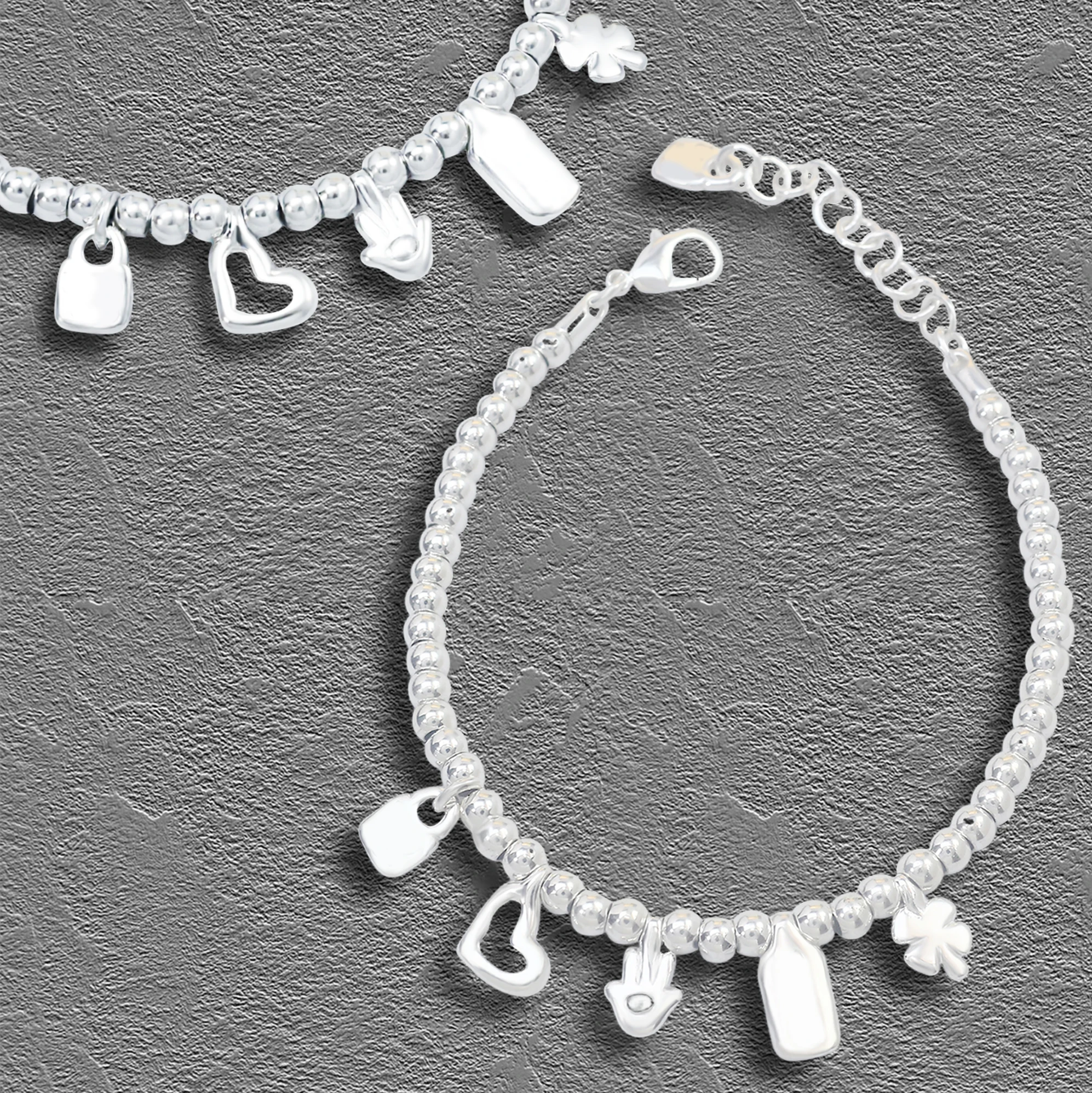 Браслет из бусин с покрытием из серебра 925 пробы в испанском стиле с подвеской в форме конского глаза, подарок на День святого Валентина, браслет на удачу и годовщину.
Браслет из бусин с покрытием из серебра 925 пробы в испанском стиле с подвеской в форме конского глаза, подарок на День святого Валентина, браслет на удачу и годовщину.