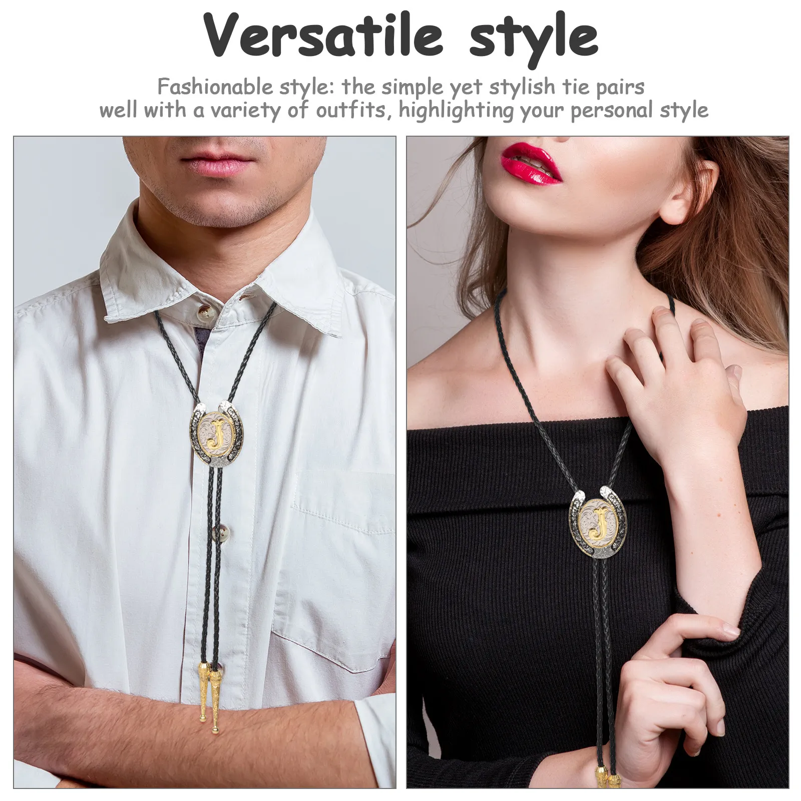 Ковбойский галстук в западном стиле с узором в виде подковы и U-образным орнаментом, аксессуары для мужчин и женщин, костюмы для вечеринок в западном стиле
Ковбойский галстук в западном стиле с узором в виде подковы и U-образным орнаментом, аксессуары для мужчин и женщин, костюмы для вечеринок в западном стиле