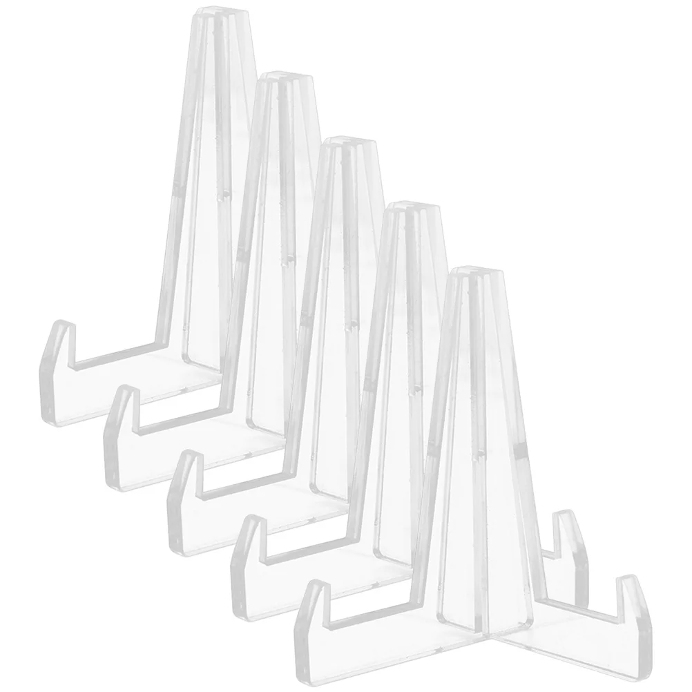 5 Pcs Shelf Tea Collections Rack Acrylic Display Stand Desktop Dish Bracket Jade Plate Holder
5 Pcs Shelf Tea Collections Rack Acrylic Display Stand Desktop Dish Bracket Jade Plate Holder