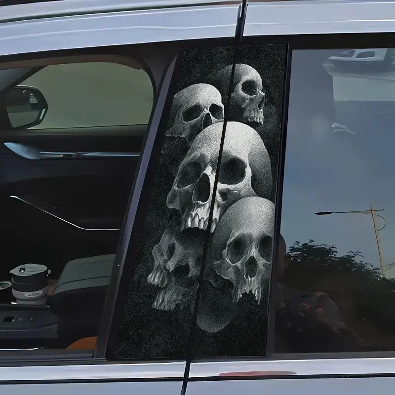 A Pair of Skull Car Stickers - Self-Adhesive Waterproof PVC Decals for Glass, Metal, Plastic, Ceramic and Wood Surfaces - Person
A Pair of Skull Car Stickers - Self-Adhesive Waterproof PVC Decals for Glass, Metal, Plastic, Ceramic and Wood Surfaces - Person