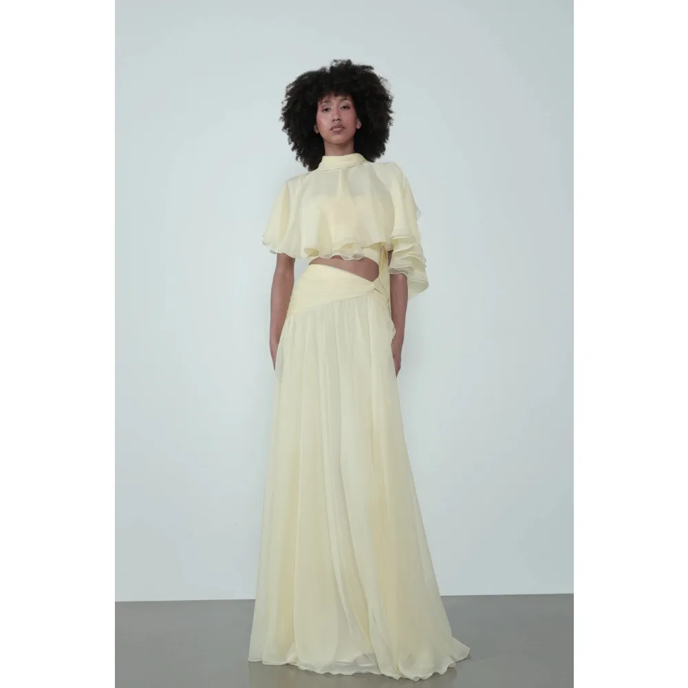 Customized Light Yellow Evening Dresses Chiffon Luxury Party Dress Elegant A Line Cocktail Prom Gown for Women 2026 Bespoke
Customized Light Yellow Evening Dresses Chiffon Luxury Party Dress Elegant A Line Cocktail Prom Gown for Women 2026 Bespoke