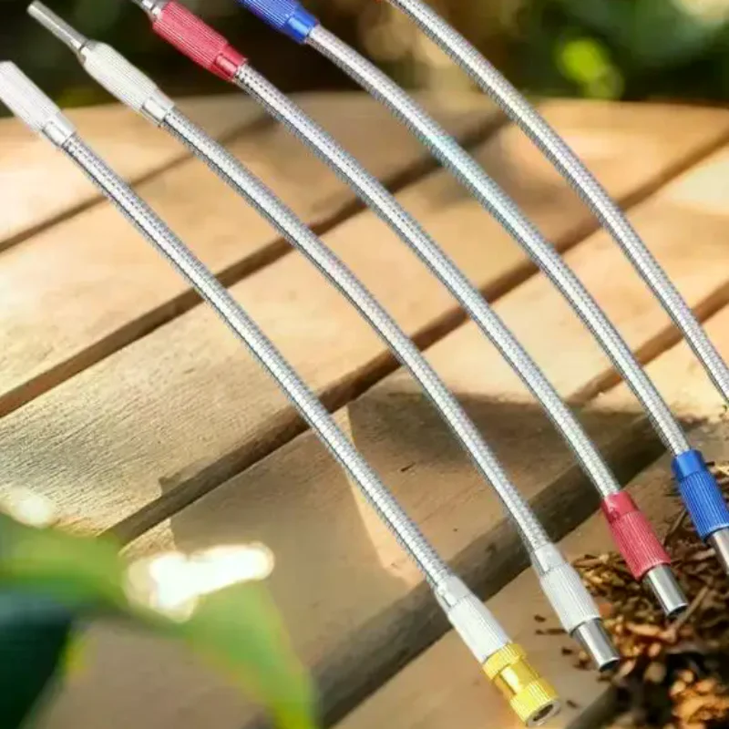 300mm Length Bendable Elastic Joint Head Shaft 1/4 Hex Shank Hex Shank Quick Flexible Drill Bit Extension For Screwdriver
300mm Length Bendable Elastic Joint Head Shaft 1/4 Hex Shank Hex Shank Quick Flexible Drill Bit Extension For Screwdriver