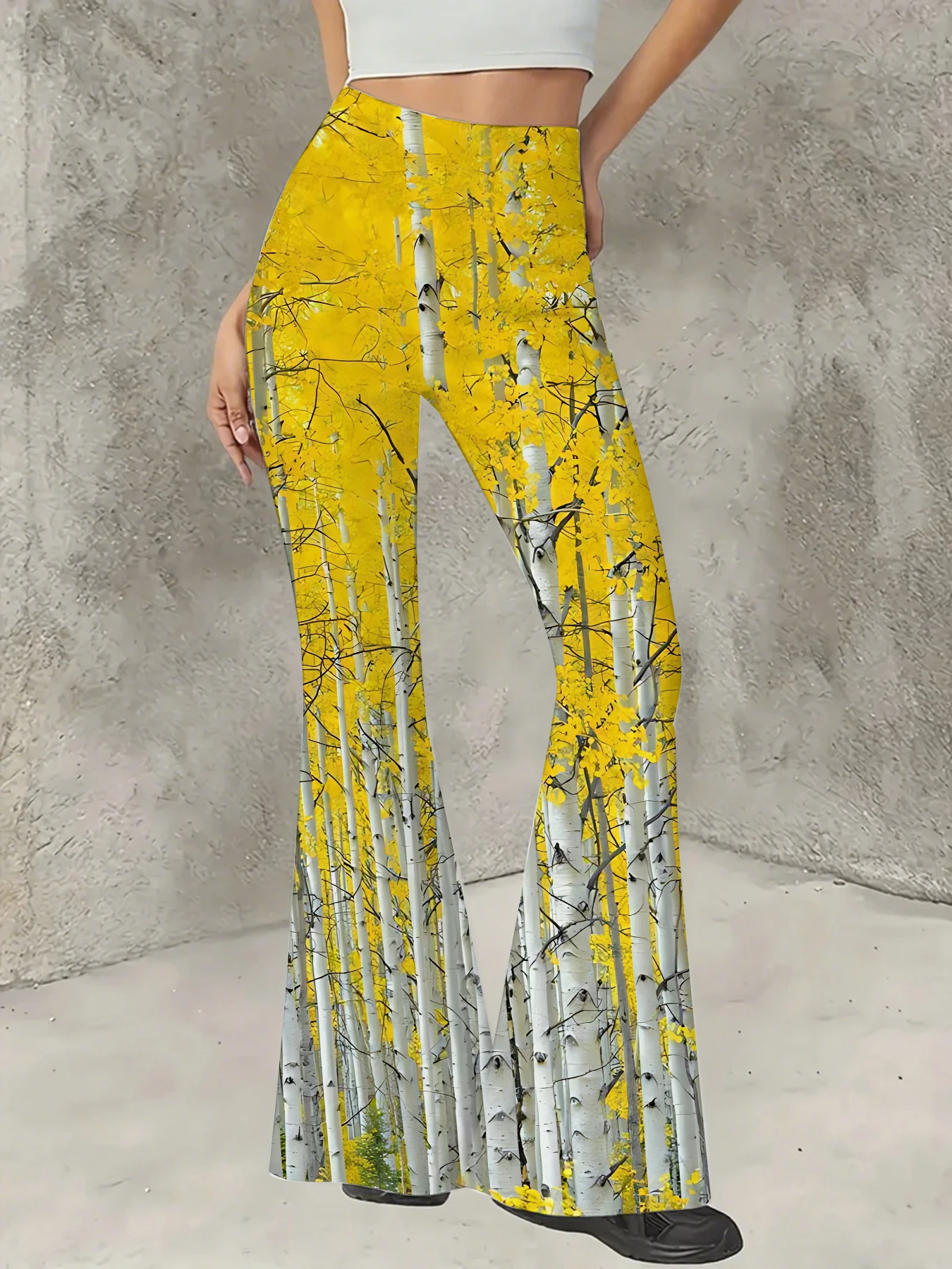 Women's All-Over Print Flared Leggings Stretchy High Waist Bell Bottom Pants
Women's All-Over Print Flared Leggings Stretchy High Waist Bell Bottom Pants