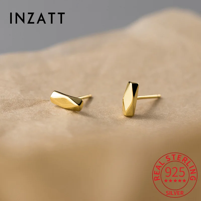 INZATT Real 925 Sterling Silver Mini Geometric 18K Stud Earrings for Women Classic Fine Jewelry Ear Hole Care Accessories
INZATT Real 925 Sterling Silver Mini Geometric 18K Stud Earrings for Women Classic Fine Jewelry Ear Hole Care Accessories
