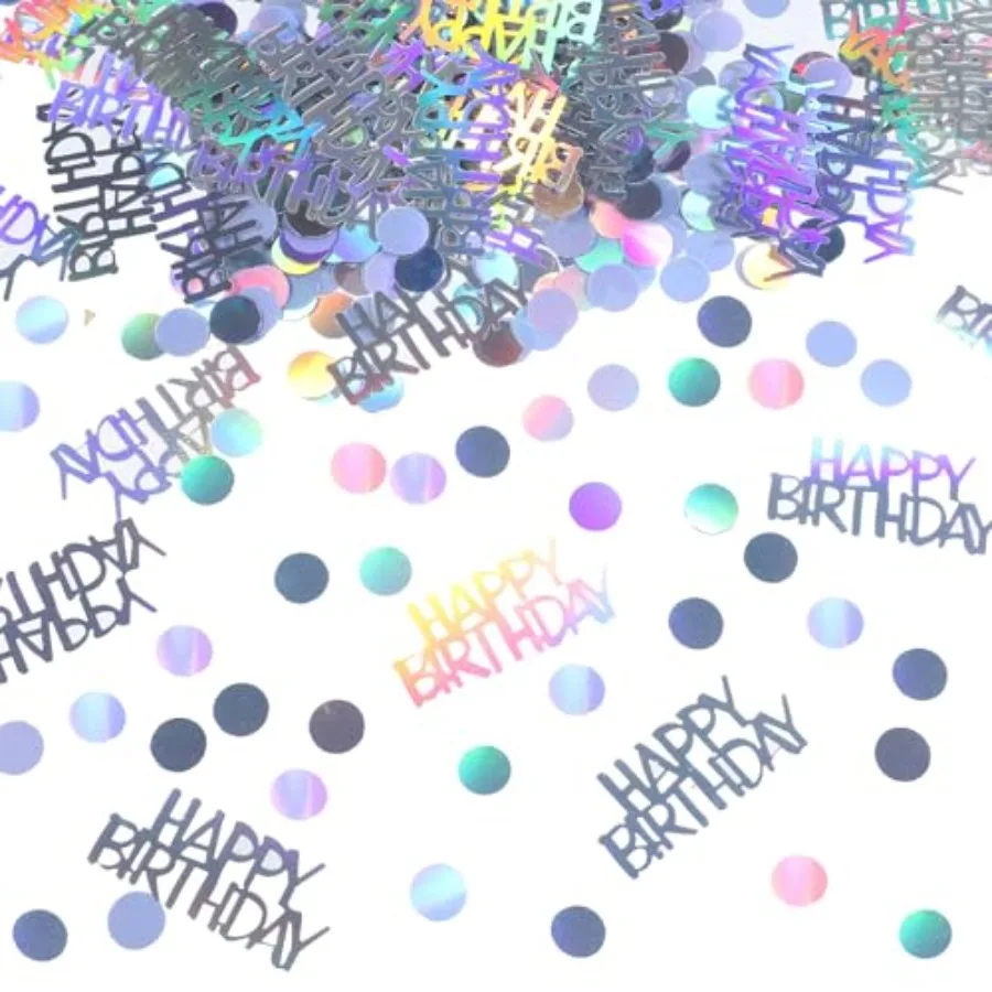 Birthday Confetti for Table, 200 Pcs Happy Birthday Confetti Glitter Table Colorful Decorations for Party Supplies
Birthday Confetti for Table, 200 Pcs Happy Birthday Confetti Glitter Table Colorful Decorations for Party Supplies
