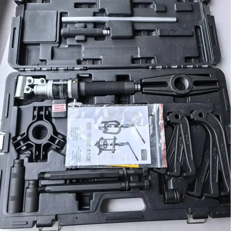 Hydraulic Puller Kit for TMHC110E TMMD100 Heavy-Duty Gear Bearing Tool Set
Hydraulic Puller Kit for TMHC110E TMMD100 Heavy-Duty Gear Bearing Tool Set