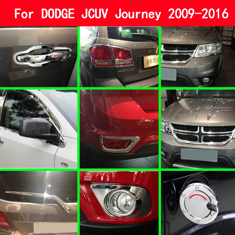 For DODGE JCUV Journey 2009-2016 Fog Light Frame Rear Trunk Mirror Handle Bowl Fuel Cap Door Body Trim Strip Cover Accessories
For DODGE JCUV Journey 2009-2016 Fog Light Frame Rear Trunk Mirror Handle Bowl Fuel Cap Door Body Trim Strip Cover Accessories