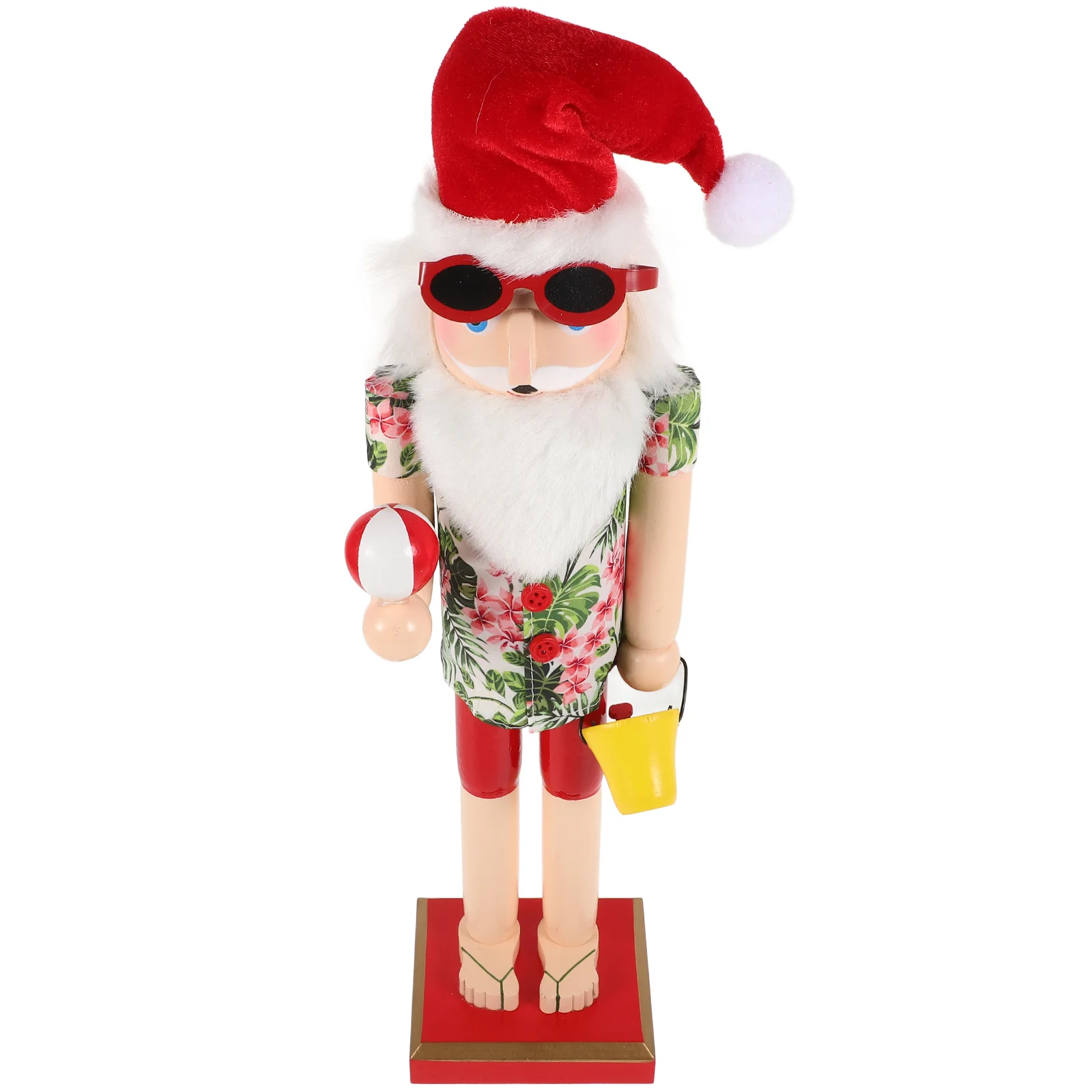 Hawaiian Nutcracker Christmas Figurine Statue Desktop Cloth Ornaments Wooden Soldier
Hawaiian Nutcracker Christmas Figurine Statue Desktop Cloth Ornaments Wooden Soldier