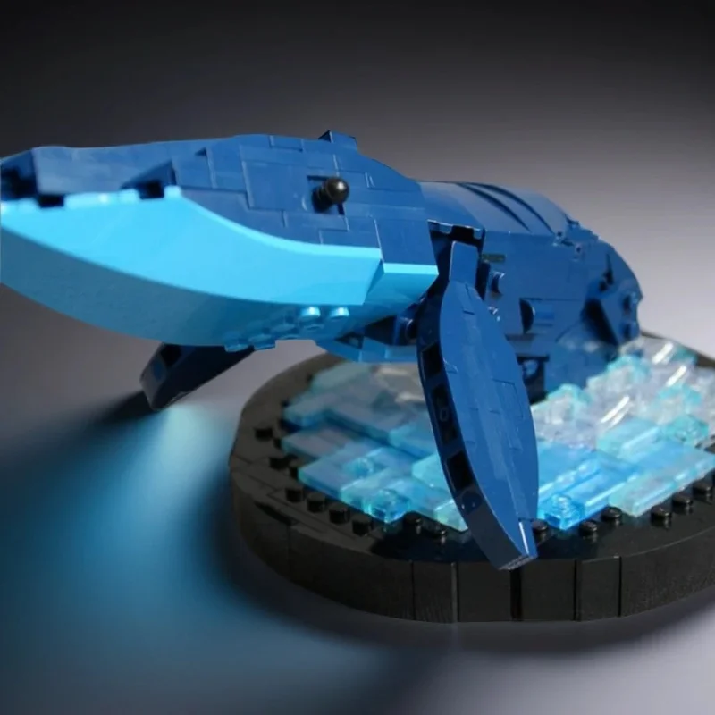 NEW 566PCS MOC Creative Model Breaching Whale Collectible Display DIY Building Blocks Home Decor Gift Showcase Set Display Gift
NEW 566PCS MOC Creative Model Breaching Whale Collectible Display DIY Building Blocks Home Decor Gift Showcase Set Display Gift