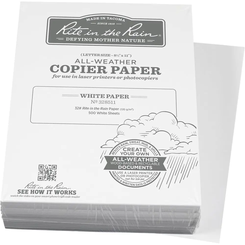 8.5 x 11 Copy Paper, 32lb White, 500 Sheets Pack
8.5 x 11 Copy Paper, 32lb White, 500 Sheets Pack