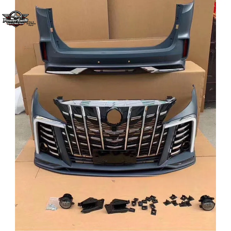 Suitable for GL8 Upgrade Alphard Second Generation Lingku Modified Full Body Kit Front Rear Bumper Set
Suitable for GL8 Upgrade Alphard Second Generation Lingku Modified Full Body Kit Front Rear Bumper Set