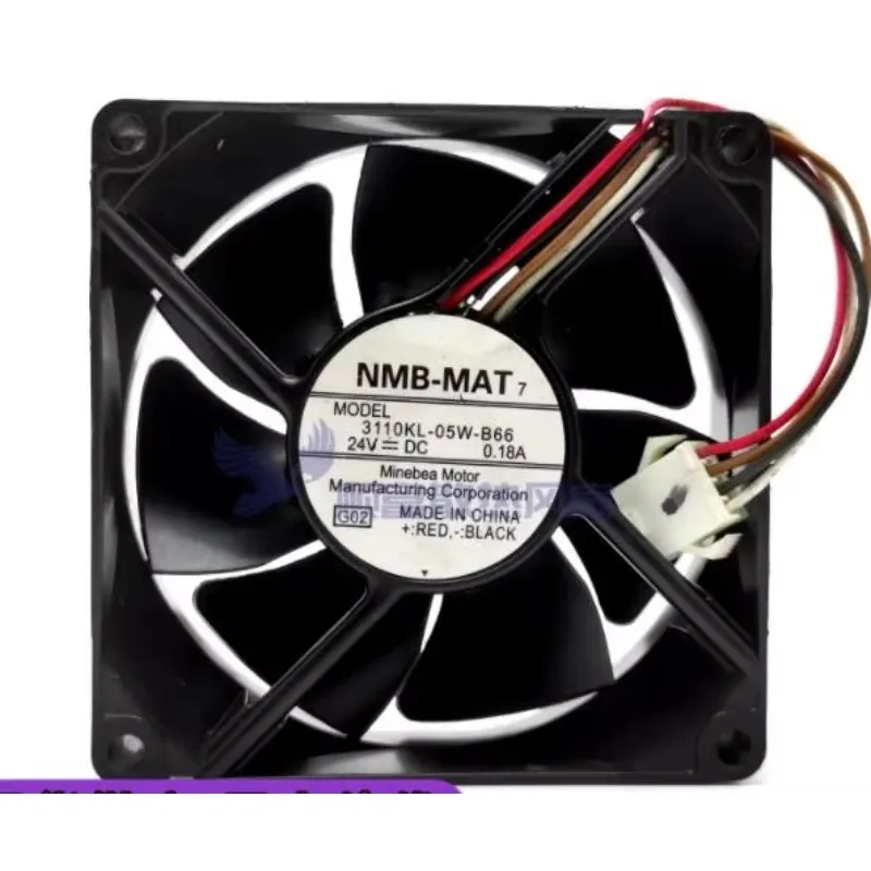 NMB 3110KL-05W-B66 G02 DC 24V 0.18A 80x80x25mm 4-Wire Server Cooling Fan
NMB 3110KL-05W-B66 G02 DC 24V 0.18A 80x80x25mm 4-Wire Server Cooling Fan