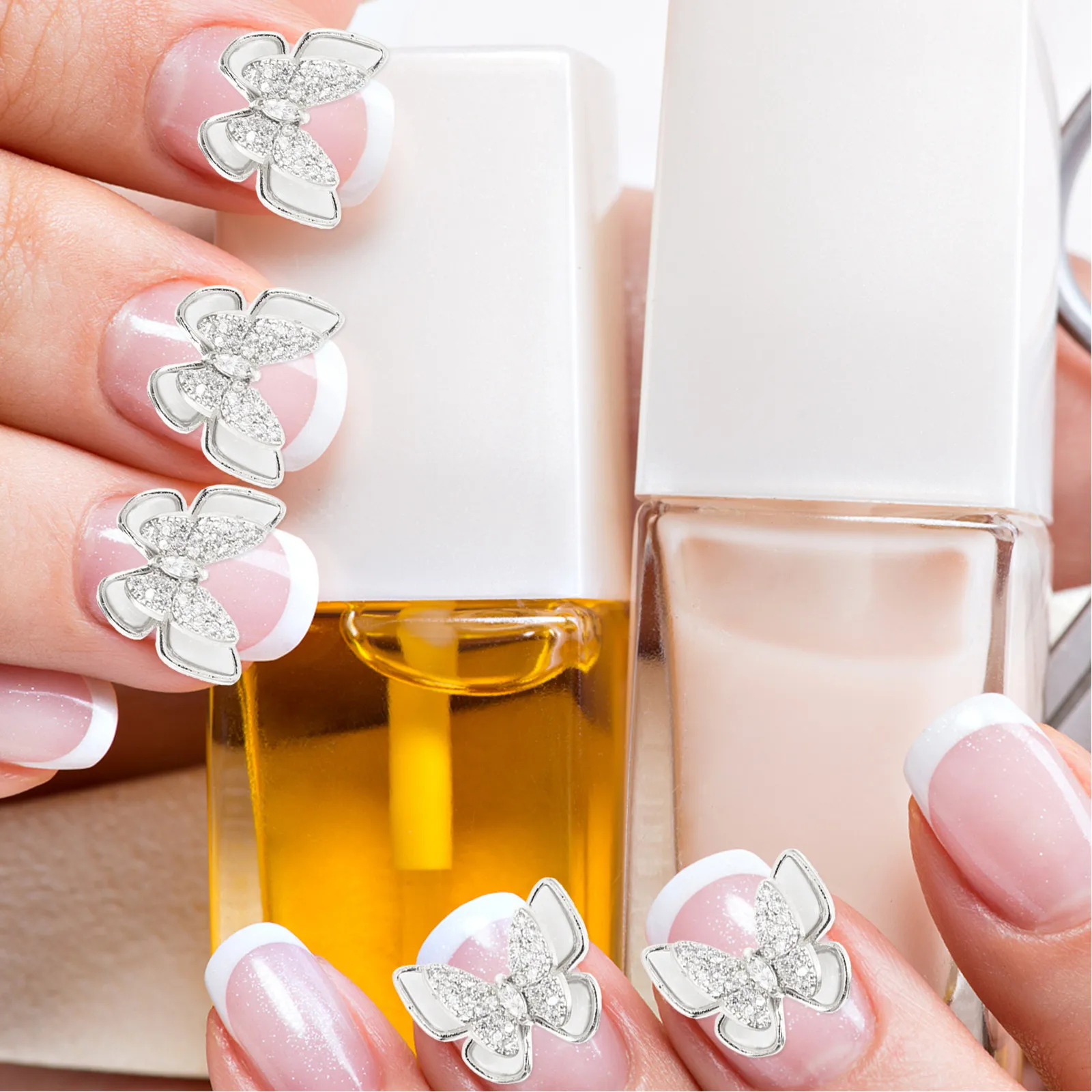 5Pcs Nail Art Patch Premium Design Nail Studs DIY Manicure Jewelry for Party Graduation Night Out Fingernail Decoration Manicure
5Pcs Nail Art Patch Premium Design Nail Studs DIY Manicure Jewelry for Party Graduation Night Out Fingernail Decoration Manicure
