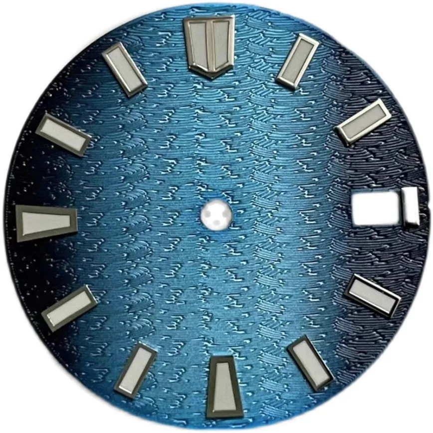 Watch Accessories Watch Dial 28.5MM Blue Gradient Mechanical Diving Dial Green Luminous Suitable for NH35/4R/6R Movement
Watch Accessories Watch Dial 28.5MM Blue Gradient Mechanical Diving Dial Green Luminous Suitable for NH35/4R/6R Movement