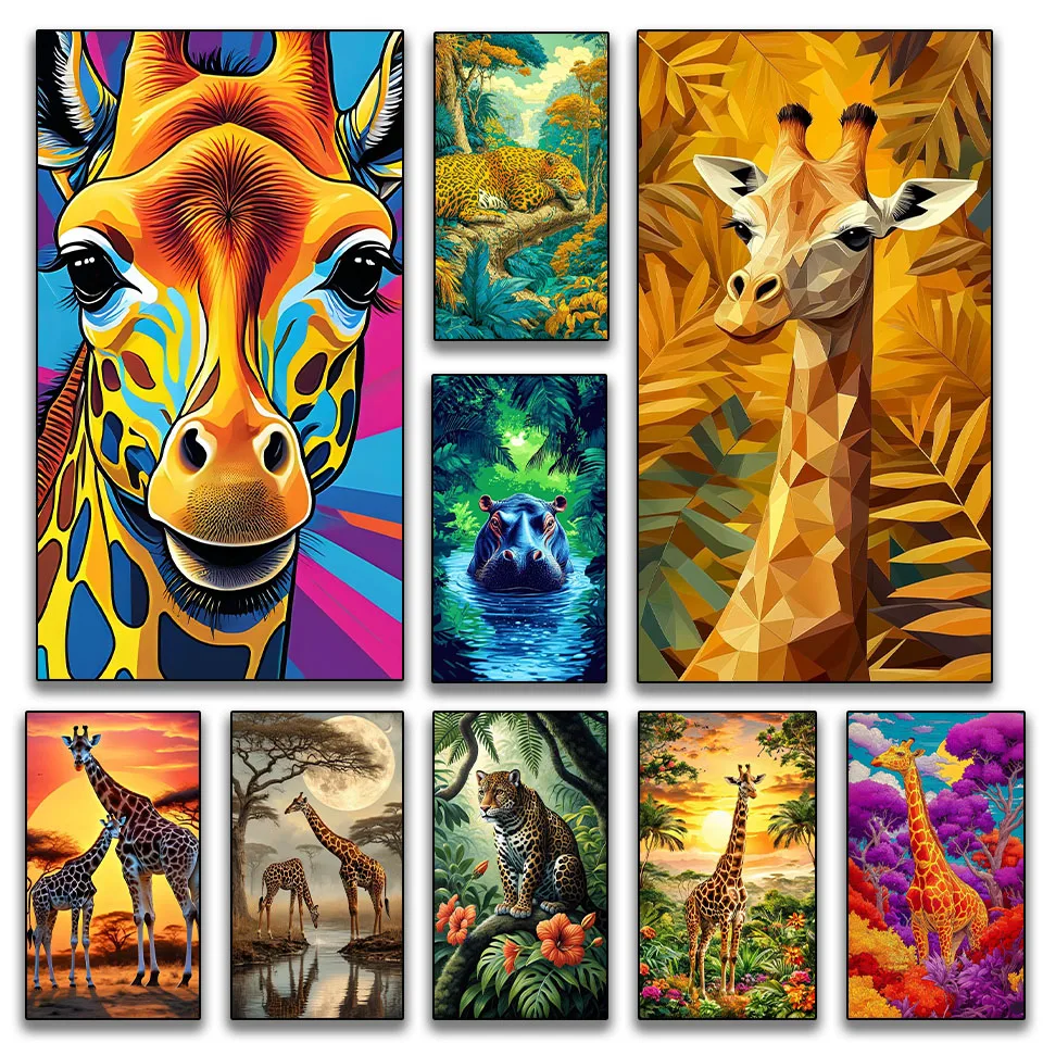 5D DIY diamond painting Animal embroidery Giraffe diamond mosaic full square round rhinestone Handmade cross stitch home decor
5D DIY diamond painting Animal embroidery Giraffe diamond mosaic full square round rhinestone Handmade cross stitch home decor