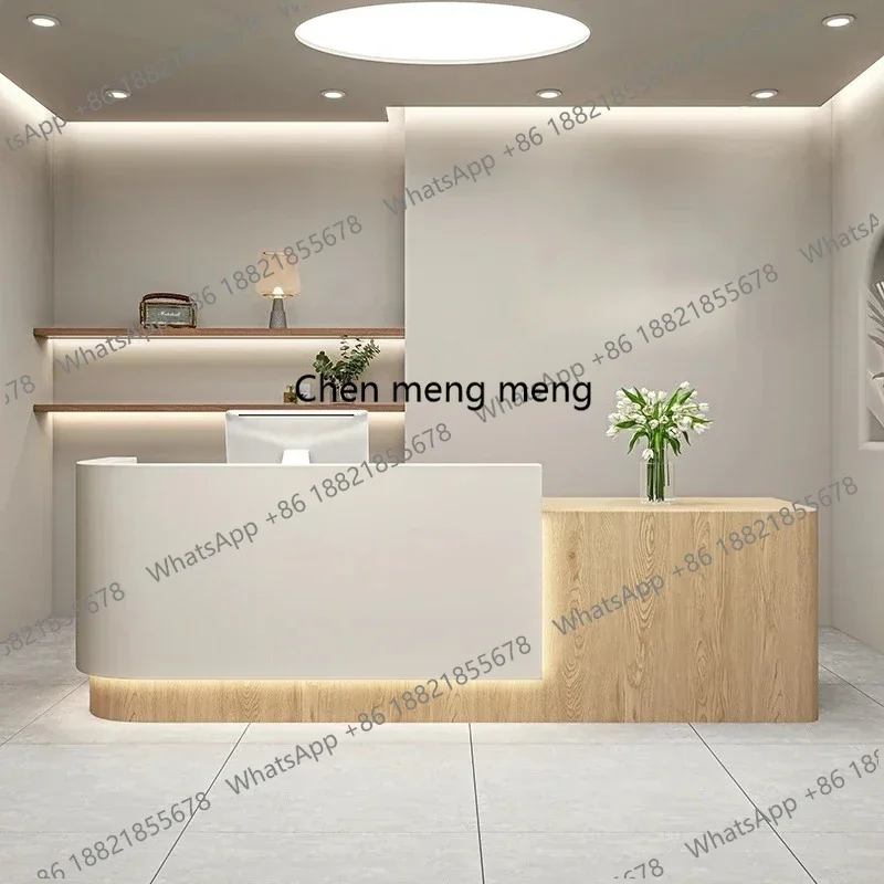 New arriveMinimalist Reception Desk Modern Simple Company Club Information Service Front Desk Beauty Salon Bar Scrivania Office
New arriveMinimalist Reception Desk Modern Simple Company Club Information Service Front Desk Beauty Salon Bar Scrivania Office