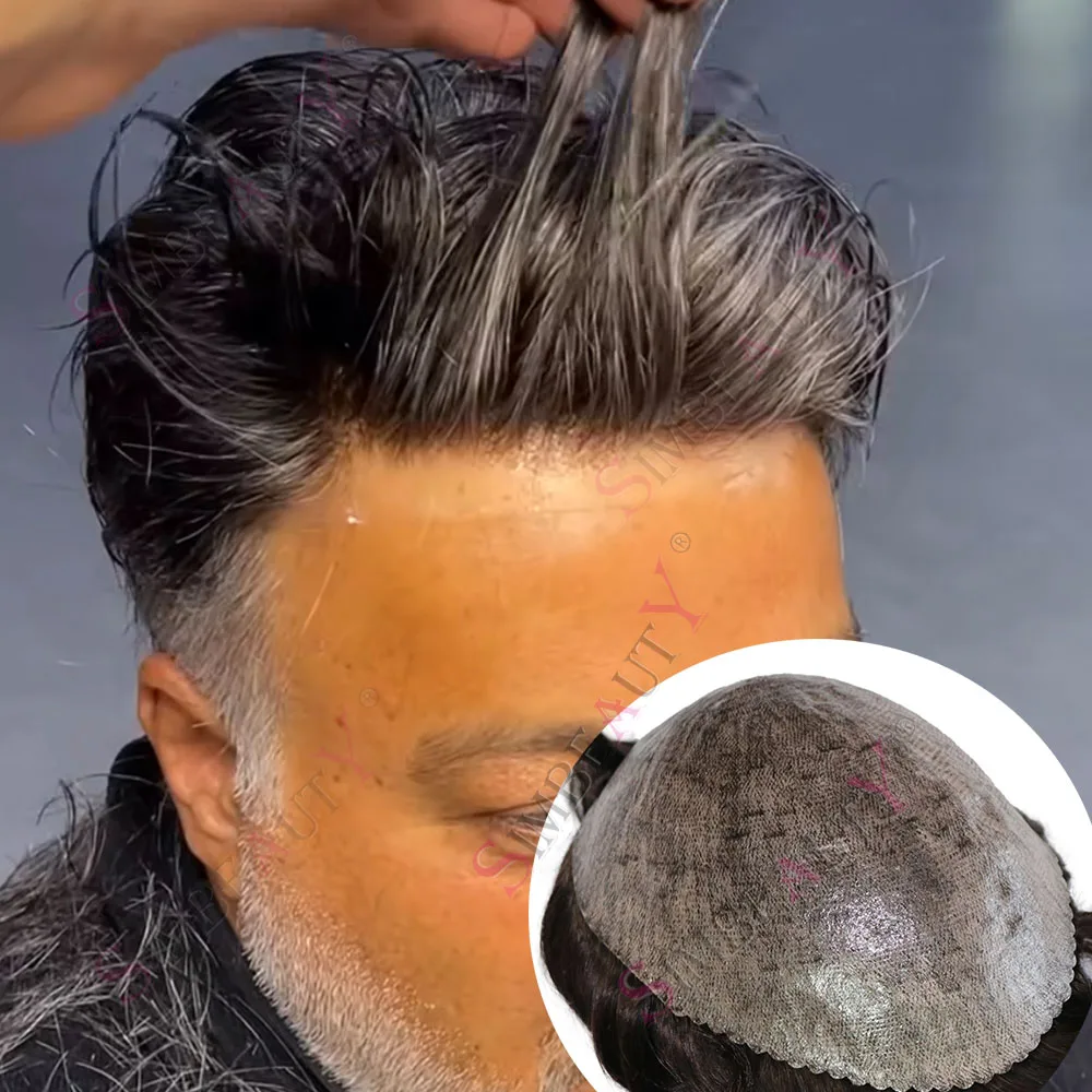 1B10 1B40 1B80 Серо-черный незаметный мужской парик-накладка, прочный, тонкий, из полиуретана 0,1 мм, имитирующий кожу, 100% натуральные человеческие волосы, система замещения волос
1B10 1B40 1B80 Серо-черный незаметный мужской парик-накладка, прочный, тонкий, из полиуретана 0,1 мм, имитирующий кожу, 100% натуральные человеческие волосы, система замещения волос