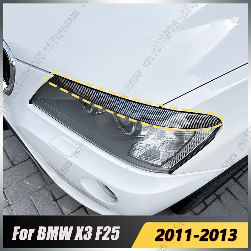 Для BMW X3 F25 2011-2013 2 шт. ABS глянцевый черный фара для бровей, век, лампа, крышка, наклейка, модификация, наборы украшений
Для BMW X3 F25 2011-2013 2 шт. ABS глянцевый черный фара для бровей, век, лампа, крышка, наклейка, модификация, наборы украшений