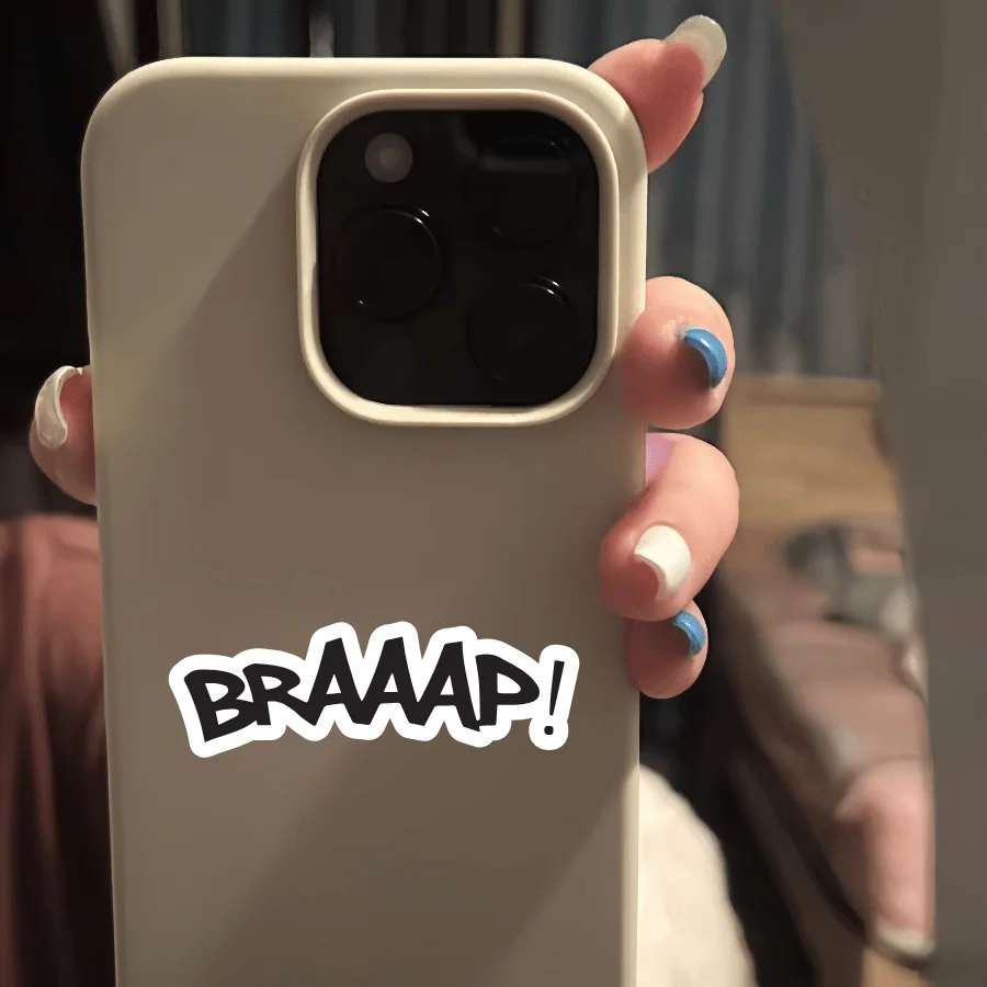 BRAAAP Bold Waterproof Vinyl Stickers, Strong Adhesive Durable Decals for Dirt Bike Motorcycle Car Phone Bumper Decor
BRAAAP Bold Waterproof Vinyl Stickers, Strong Adhesive Durable Decals for Dirt Bike Motorcycle Car Phone Bumper Decor