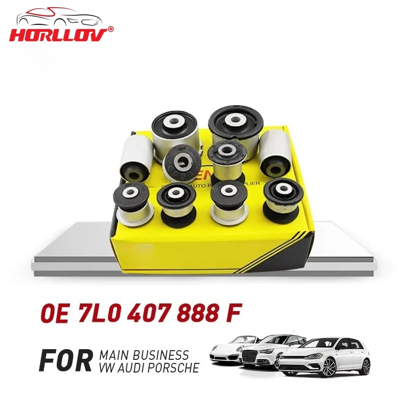Auto Parts Control Arm Bushing Kit for Audi Q7 Suspension Bushings Set 7L0407888F
Auto Parts Control Arm Bushing Kit for Audi Q7 Suspension Bushings Set 7L0407888F