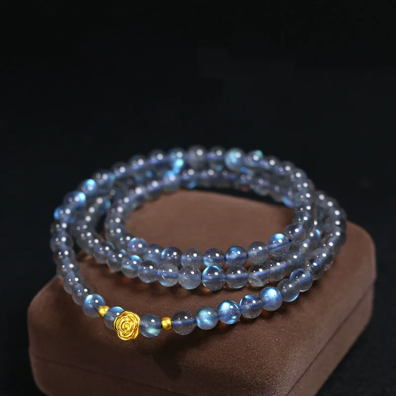 Moonstone Rose Flower Stone Bracelet Gray Blue Ethnic Style Fashion Versatile
Moonstone Rose Flower Stone Bracelet Gray Blue Ethnic Style Fashion Versatile