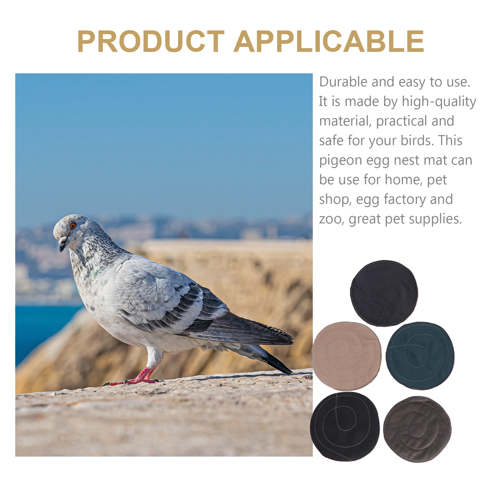 10 Pcs Multi-layer Cloth Pad Pigeon Nest Accessory Mats Breeding Egg The Bird's Cushion Pads House Protection
10 Pcs Multi-layer Cloth Pad Pigeon Nest Accessory Mats Breeding Egg The Bird's Cushion Pads House Protection