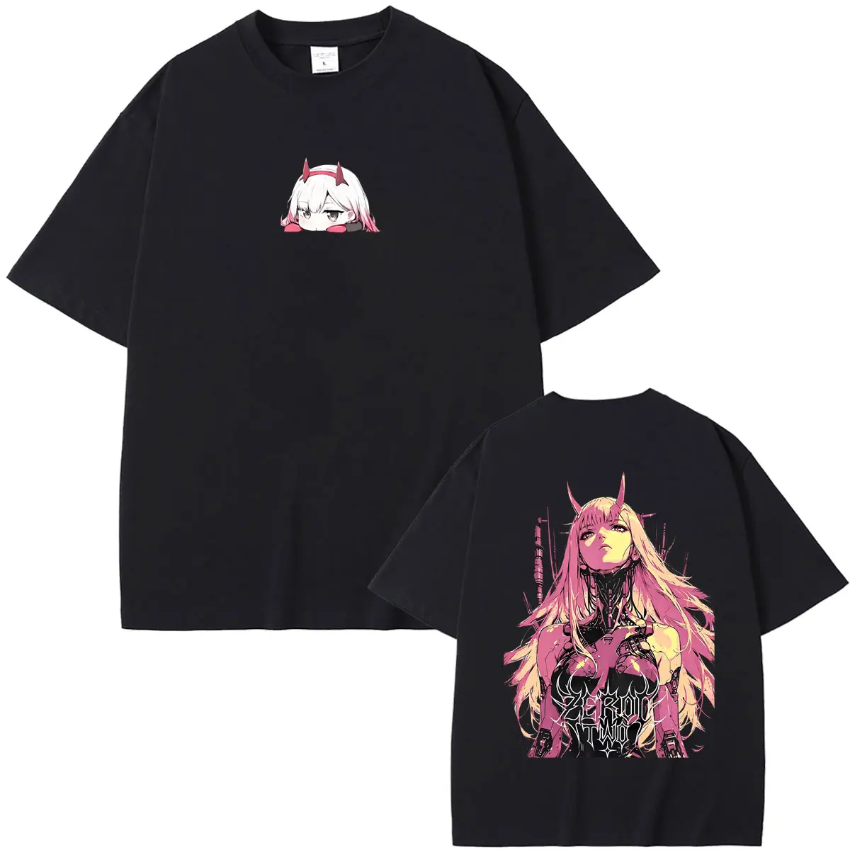 Anime Darling in The Franxx Zero Two Graphic T-shirt Summer Men Women Manga Casual Oversized T Shirts Unisex Vintage Streetwear
Anime Darling in The Franxx Zero Two Graphic T-shirt Summer Men Women Manga Casual Oversized T Shirts Unisex Vintage Streetwear
