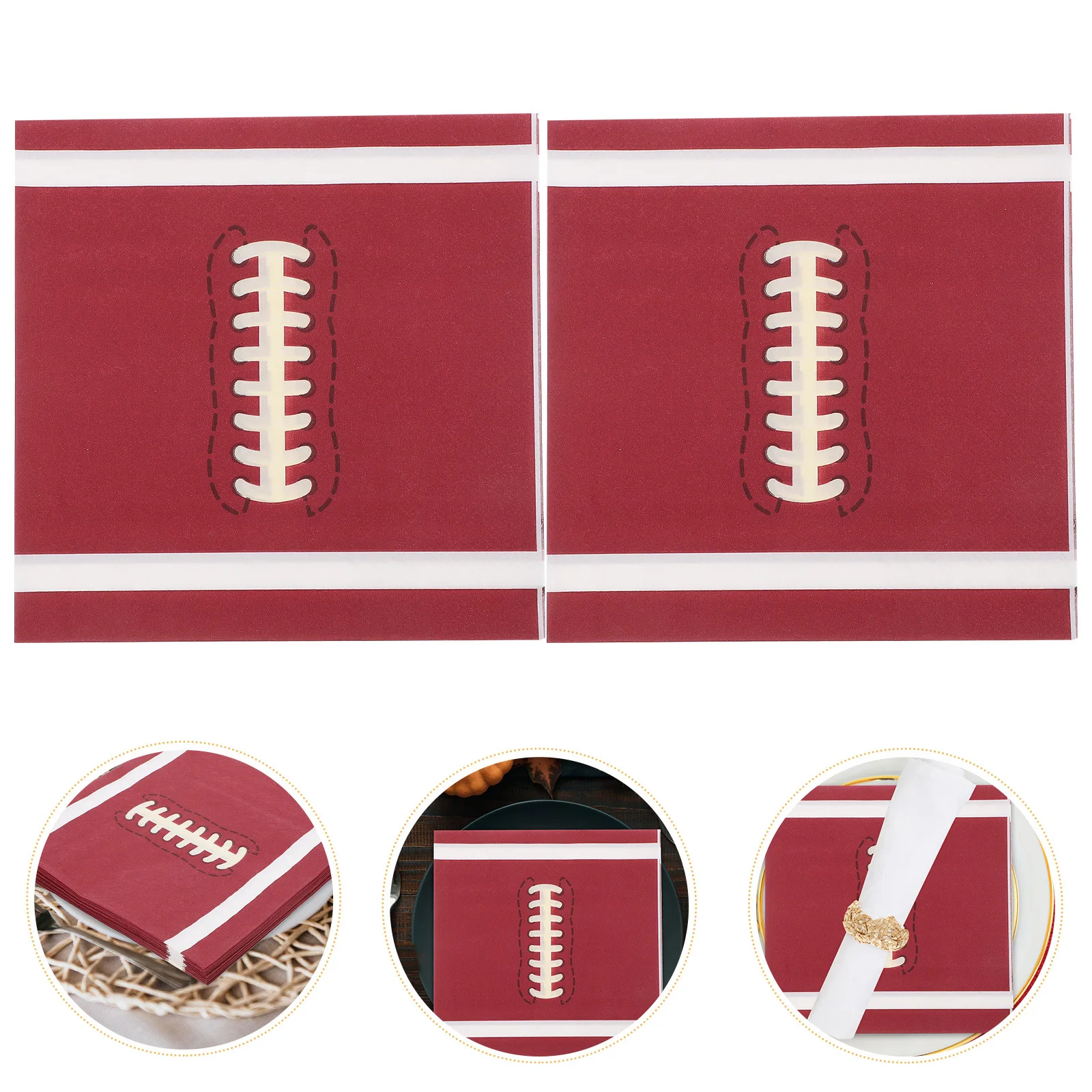 20Pcs Football Napkins Decorative Printed Paper Disposable Napkins for Sports Parties Rugby Birthday Table Supplies
20Pcs Football Napkins Decorative Printed Paper Disposable Napkins for Sports Parties Rugby Birthday Table Supplies
