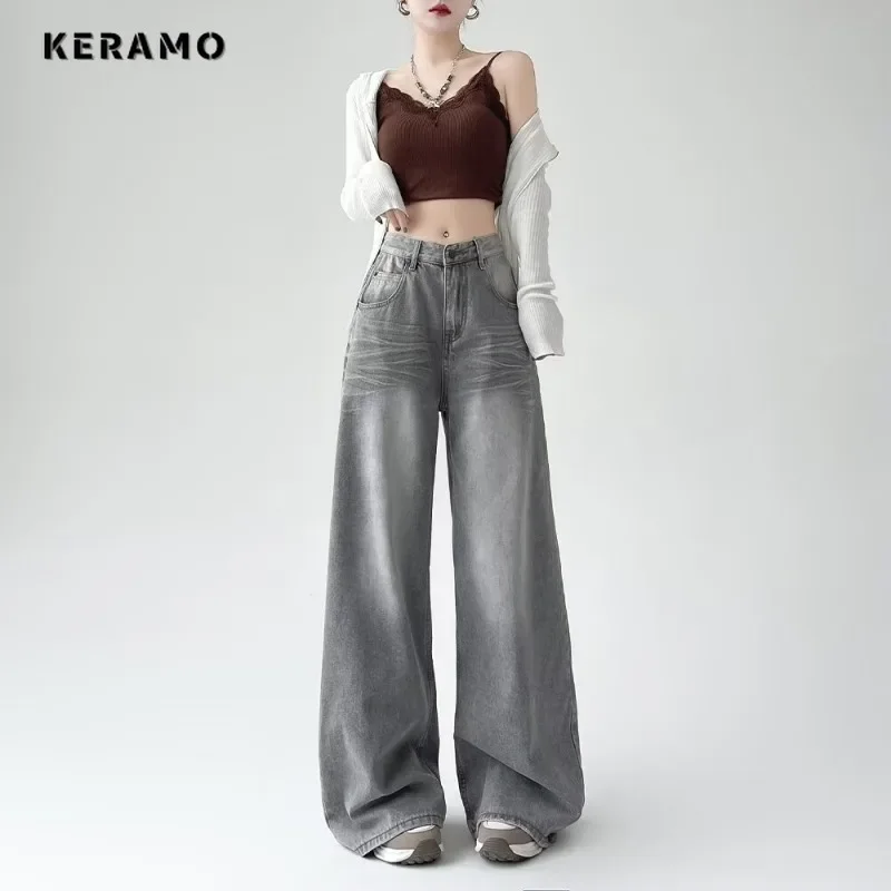 Women's Sexy Y2K Baggy Vintage Denim Trouser Washed Casual Classic Loose Fit Emo Pants Grunge Retro High Waist Trashy Jeans
Women's Sexy Y2K Baggy Vintage Denim Trouser Washed Casual Classic Loose Fit Emo Pants Grunge Retro High Waist Trashy Jeans