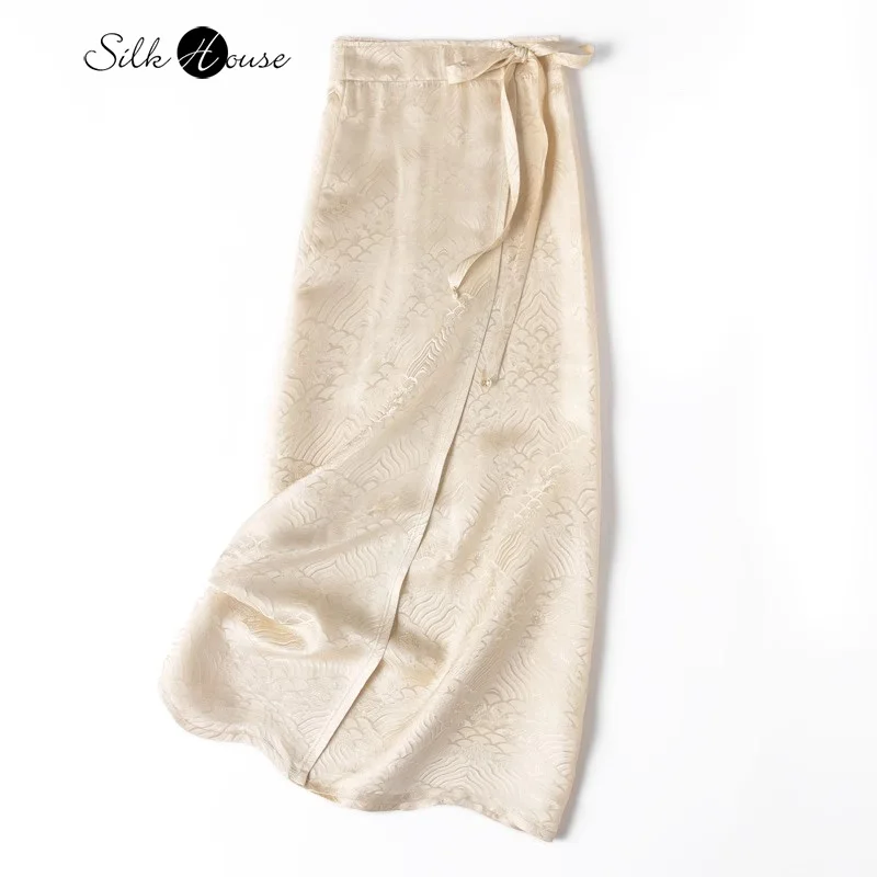 2024 Women's Summer New River Water Sea Cliff Pattern 60% Natural Mulberry Silk Jacquard Weaving Brocade One Piece Wrap Skirt
2024 Women's Summer New River Water Sea Cliff Pattern 60% Natural Mulberry Silk Jacquard Weaving Brocade One Piece Wrap Skirt