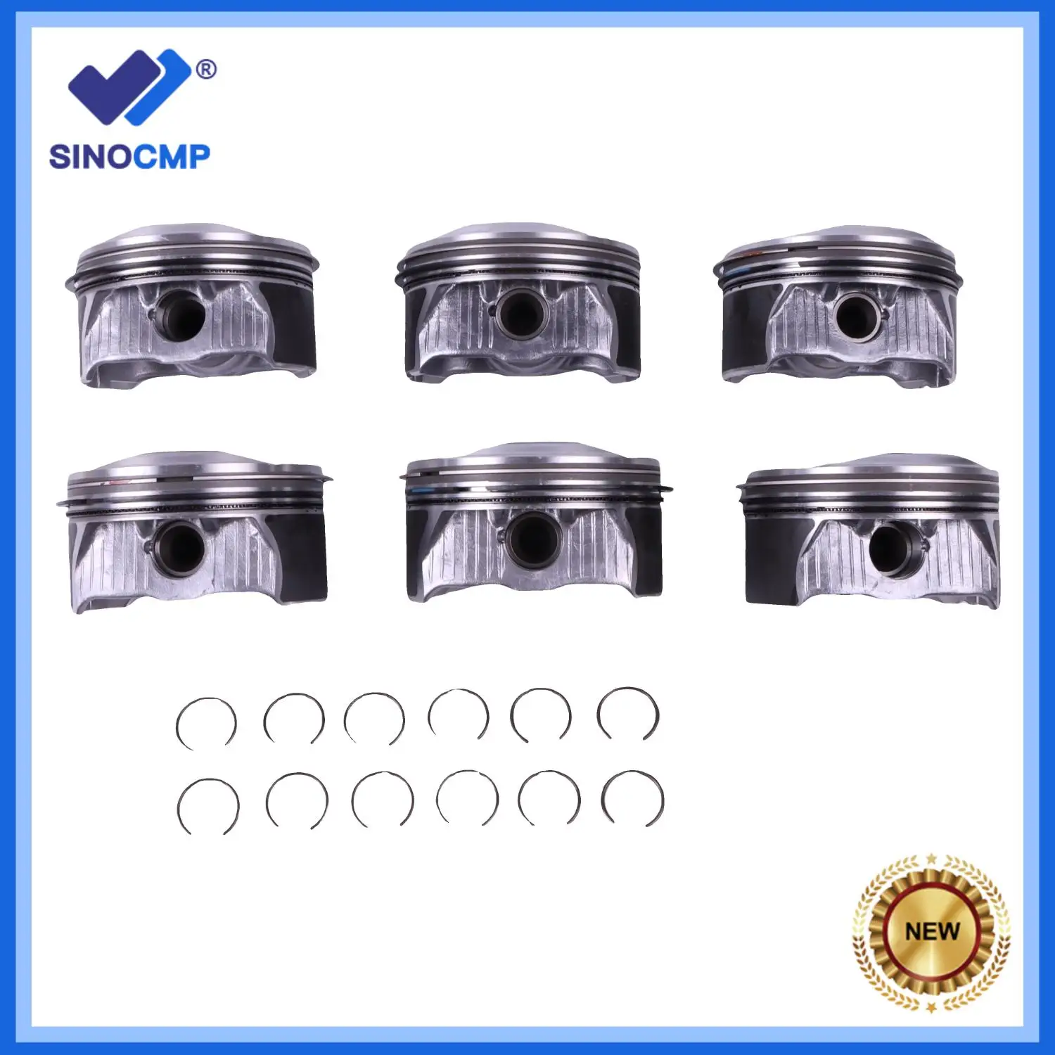 6pcs Engine Piston & Ring Set For Mercedes-Benz E350 ML300 R350 S350 3.5L V6 M276 Auto Parts
6pcs Engine Piston & Ring Set For Mercedes-Benz E350 ML300 R350 S350 3.5L V6 M276 Auto Parts