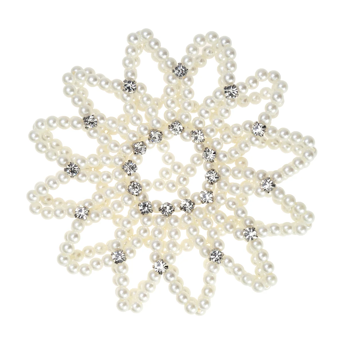 Elastic Pearl Hair Snood Crochet Hairnet Headdress Bun Nets Accessories For Performance Hair Care Styling Tools Gymnastics
Elastic Pearl Hair Snood Crochet Hairnet Headdress Bun Nets Accessories For Performance Hair Care Styling Tools Gymnastics
