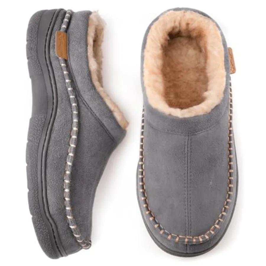 Zigzagger Men's Slip On Moccasin Slippers Indoor/Outdoor Warm Fuzzy Comfy House Shoes Fluffy Wide Loafer Slippers
Zigzagger Men's Slip On Moccasin Slippers Indoor/Outdoor Warm Fuzzy Comfy House Shoes Fluffy Wide Loafer Slippers