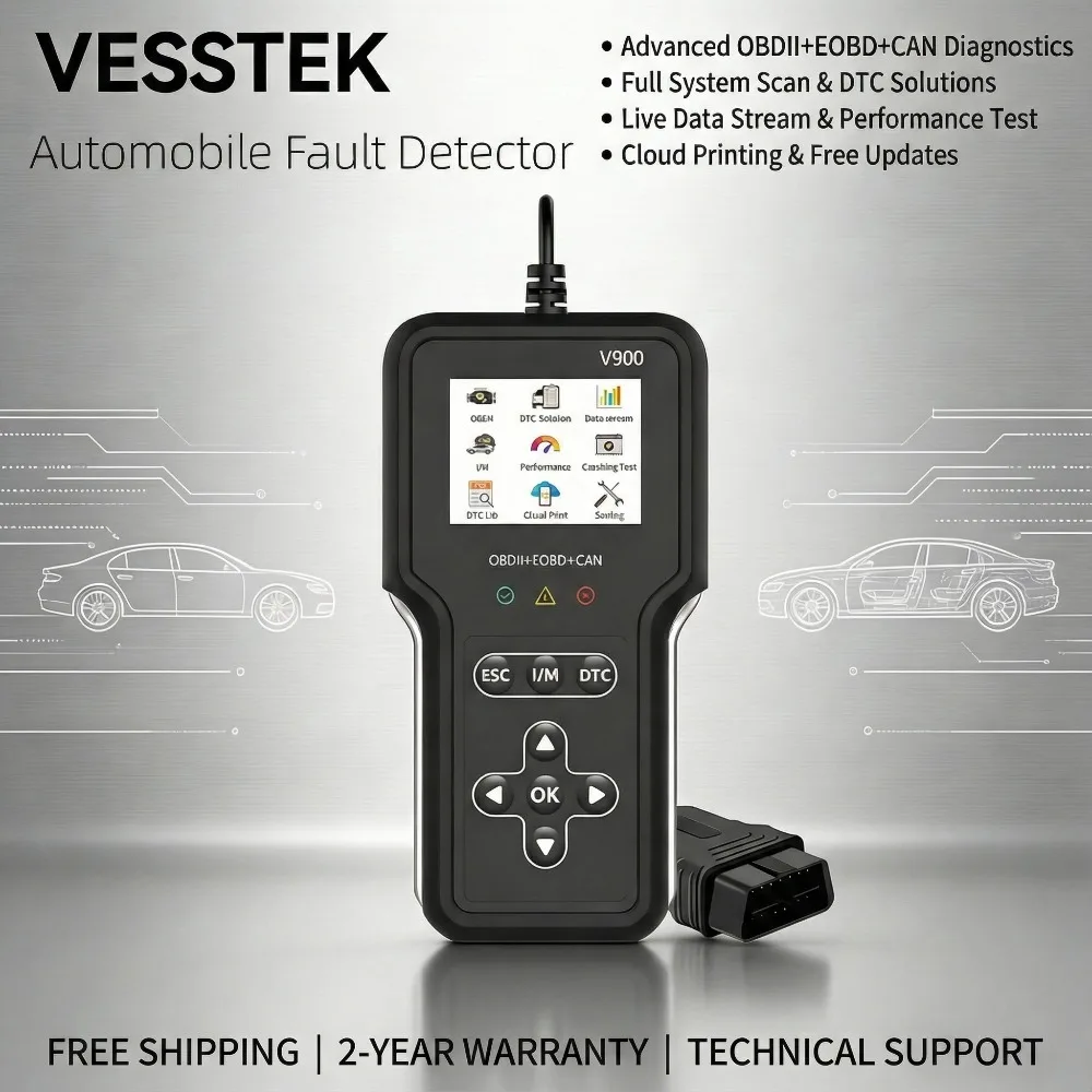 Инструменты диагностики прозрачных автомобилей с кодом неисправности VESSTEK V900 OBD II EOBD сканер автомобильный OBD2 считыватель кодов проверка системы двигателя тестер батареи
Инструменты диагностики прозрачных автомобилей с кодом неисправности VESSTEK V900 OBD II EOBD сканер автомобильный OBD2 считыватель кодов проверка системы двигателя тестер батареи