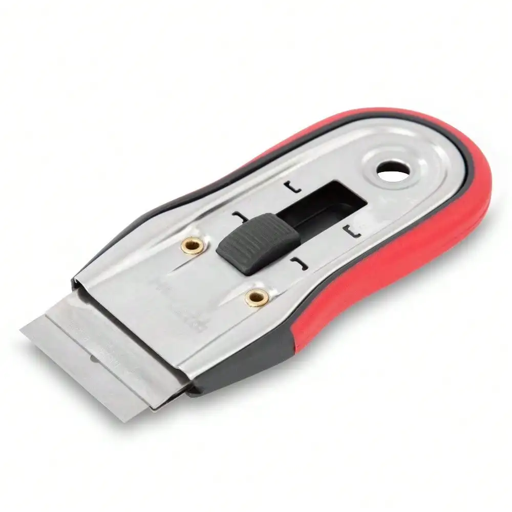 4.5-inch Retractable Blade Scraper with Soft Grip Handle, 4.5" L X 2.5" W X 0.5" H
4.5-inch Retractable Blade Scraper with Soft Grip Handle, 4.5" L X 2.5" W X 0.5" H
