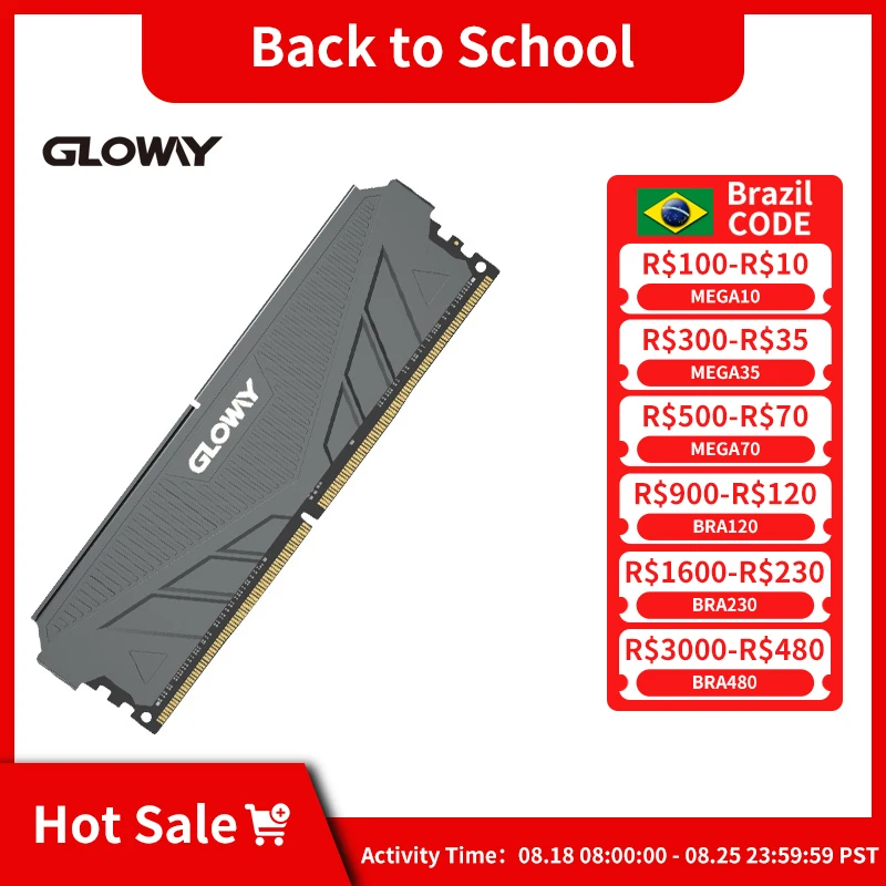 Оперативная память Gloway DDR4 Серии G1, ОЗУ 8 Гб 3200 МГц 3600 МГц DIMM XMP, Память ОЗУ 8 Гб x 1 шт. для настольных игр, ОЗУ с радиатором
Оперативная память Gloway DDR4 Серии G1, ОЗУ 8 Гб 3200 МГц 3600 МГц DIMM XMP, Память ОЗУ 8 Гб x 1 шт. для настольных игр, ОЗУ с радиатором
