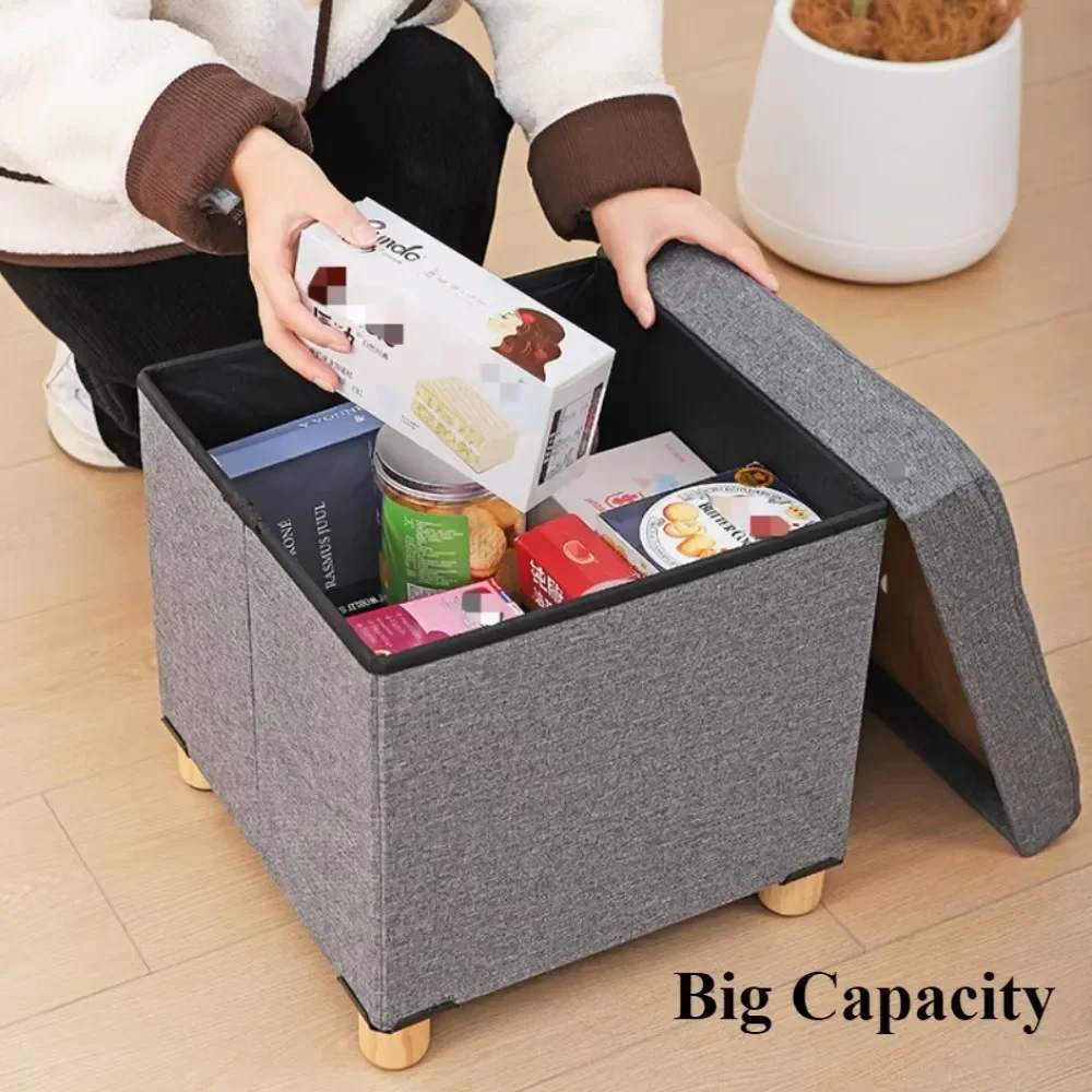 Storage Stool Bedroom Storage Fabric Stools Cotton Linen Livingroom Foldable Shoe Changing Seat Multifunctional Foot Rest Stool
Storage Stool Bedroom Storage Fabric Stools Cotton Linen Livingroom Foldable Shoe Changing Seat Multifunctional Foot Rest Stool