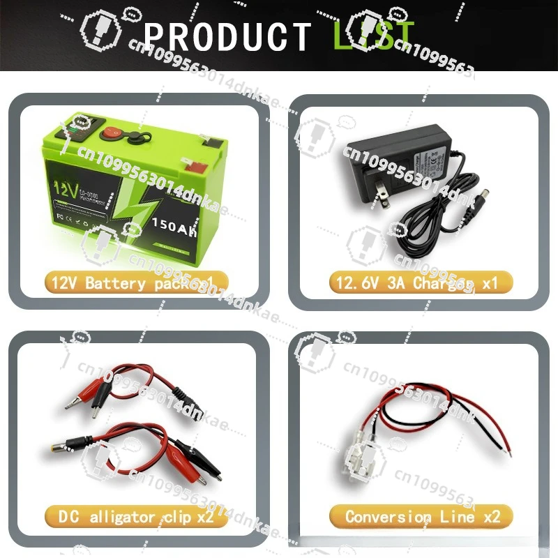 12V 150Ah Portable Rechargeable Battery with USB Power Display Port Multi-purpose Backup Power Generation
12V 150Ah Portable Rechargeable Battery with USB Power Display Port Multi-purpose Backup Power Generation