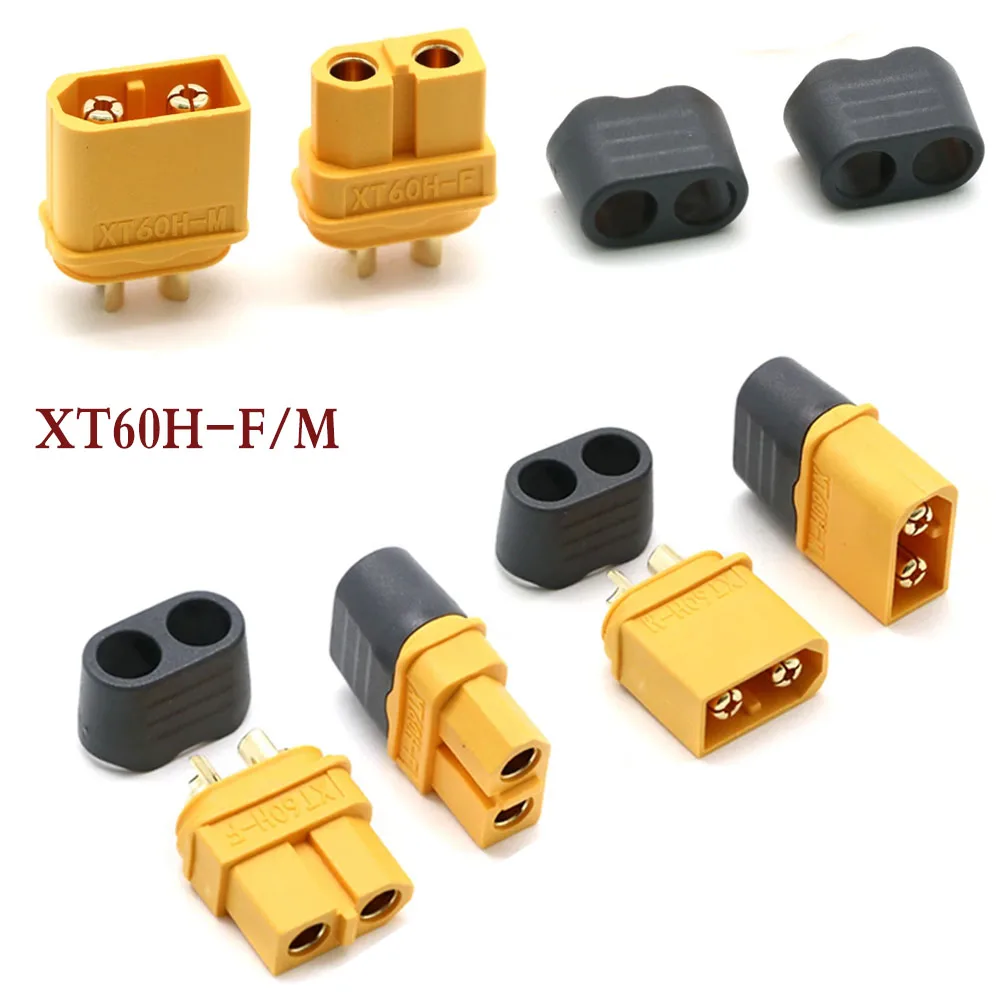 10/20 Pairs XT60H Male Female Bullet Connectors Plugs with Sheath for RC Lipo Battery
10/20 Pairs XT60H Male Female Bullet Connectors Plugs with Sheath for RC Lipo Battery